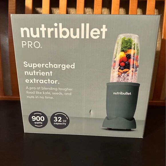 NEW Nutribullet PRO Supercharged Nutrient Extractor Blender (900W)- Eucalyptus - Picture 1 of 10